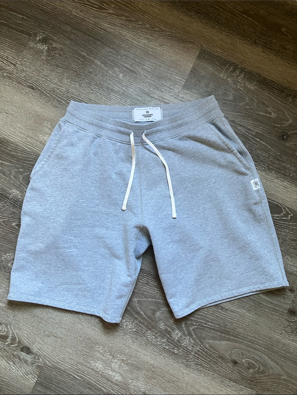 Reigning Champ Heather Gray Athletic Men's Shorts